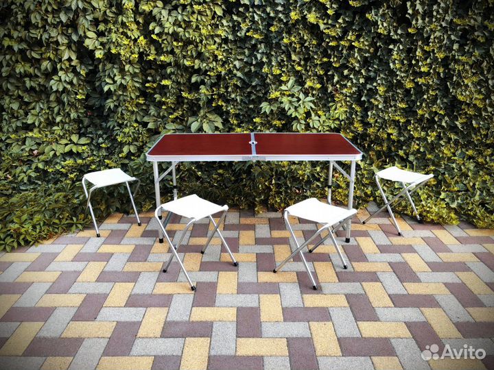 Стол туристический складной 4 стула