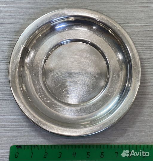 Подстаканник с блюдцем sterling 925 серебро