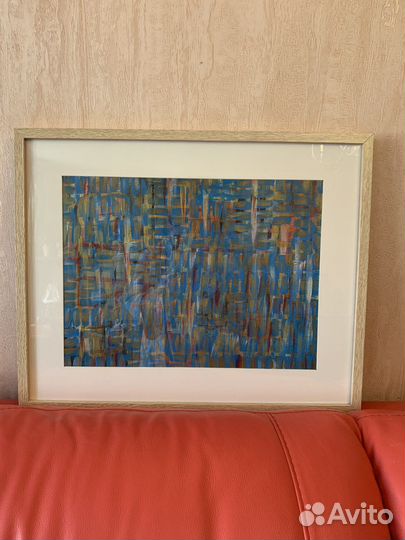 Картина, акрил, 30х40, рама, стекло