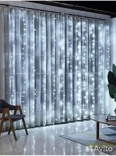 Гирлянда штора