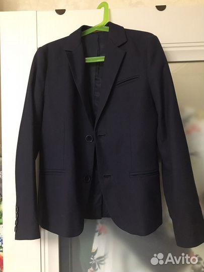 Пиджак школьный для мальчика 140