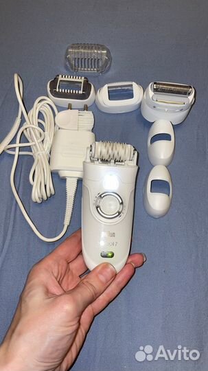 Эпилятор braun silk epil 7 для воды и сухой кожи