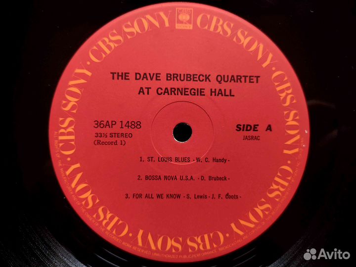 Dave Brubeck Quartet AT Carnegie Hall Japan 1979 2