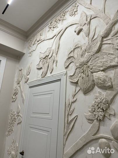 Художественная лепка барельефов. Лепнина