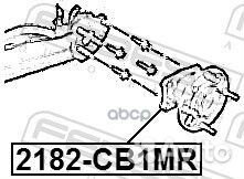 Ступица задняя 2182-CB1MR 2182-CB1MR Febest
