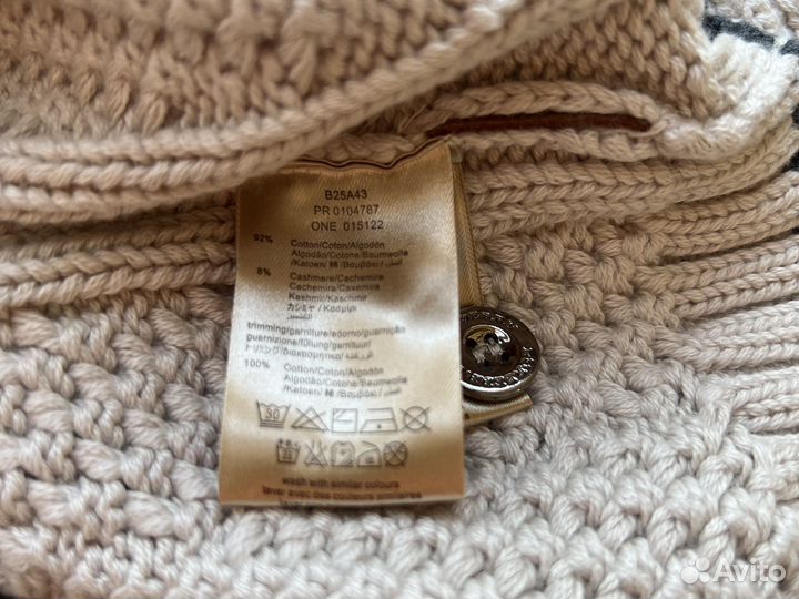 Вязаный свитер детский burberry