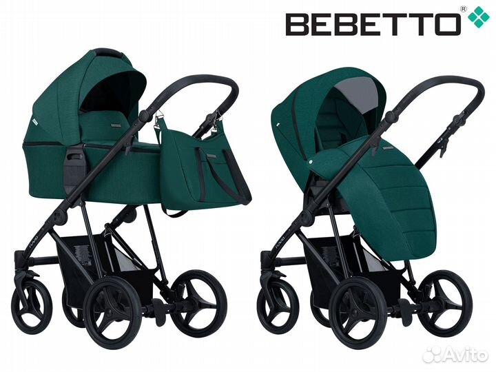 Детская коляска 2 в 1 Bebetto Flavio 12 CZM
