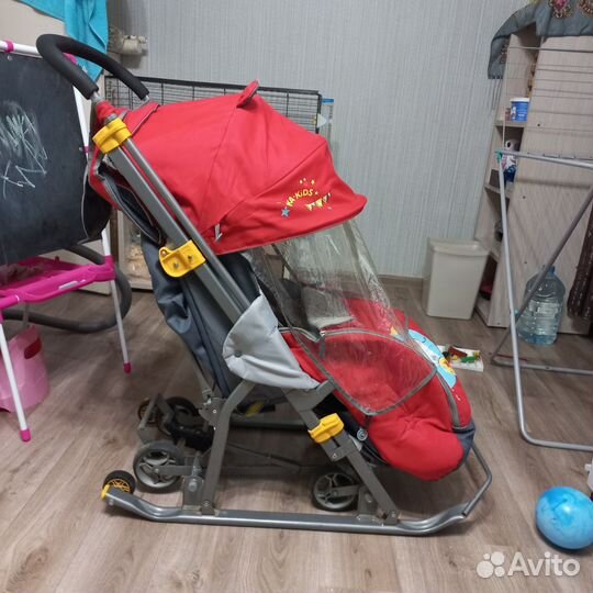 Санки коляска Ника 7