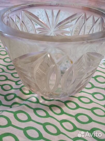 Хрустальная ваза