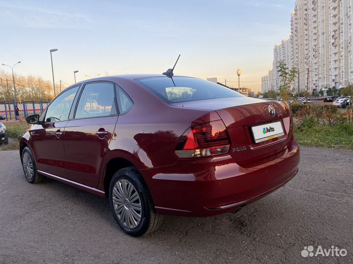 Volkswagen Polo 1.6 AT, 2018, 130 000 км