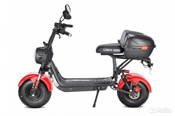 Электроскутер White Siberia Mini R 2.0 Red New