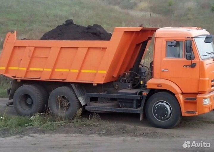 Чернозем с карьера плодородный с доставкой