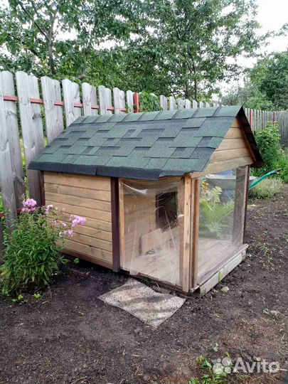Утепленная будка для собаки