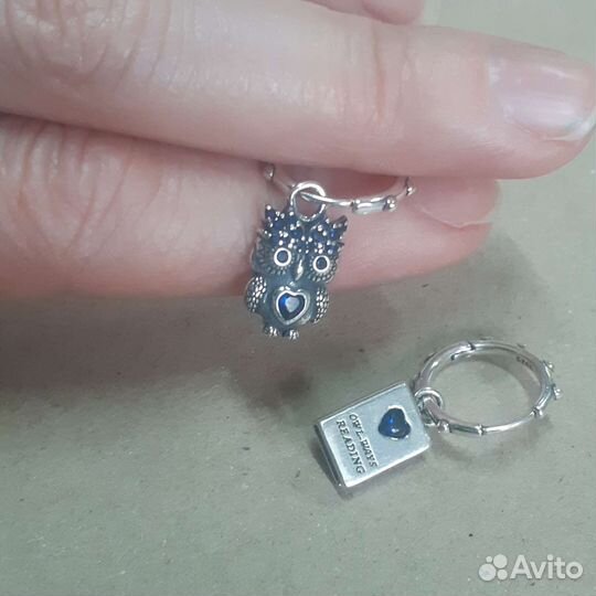 Серебряные серьги новые