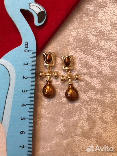 Невесомые серьги Etro style