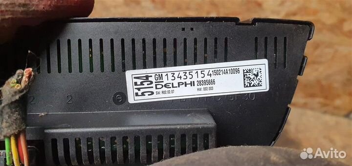 Блок управления кондиционером Opel Astra J GTC 20