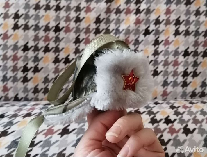 Шапка ушанка сувенирная