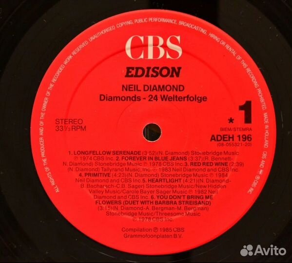 Neil Diamond The Very Best 2LP Пластинки