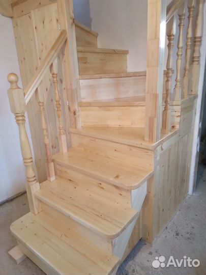 Деревянные лестницы, столярные работы