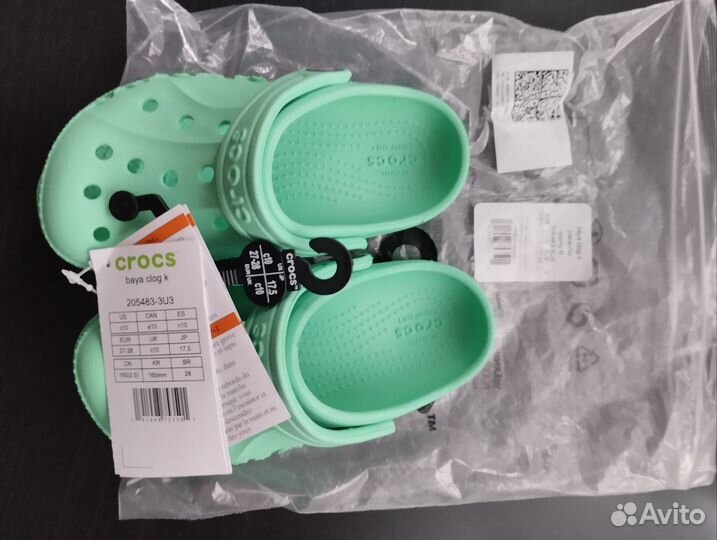 Сабо новые crocs c10