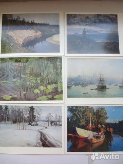 Калининская картинная галерея 1974 г. 16 открыток