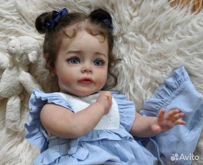Кукла реборн девочка мягконабивная