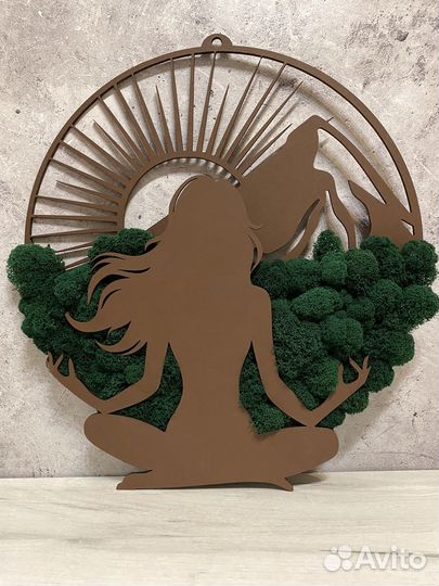 Панно с мхом 