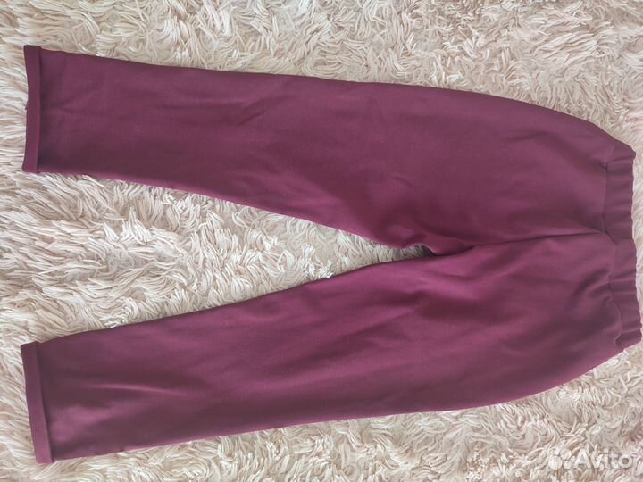 Брюки школьные бордовые