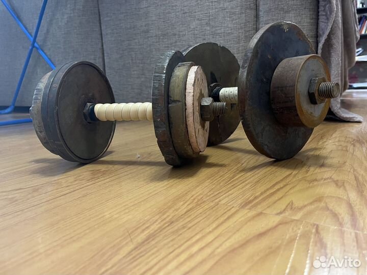 Гантели разборные 13 кг каждая