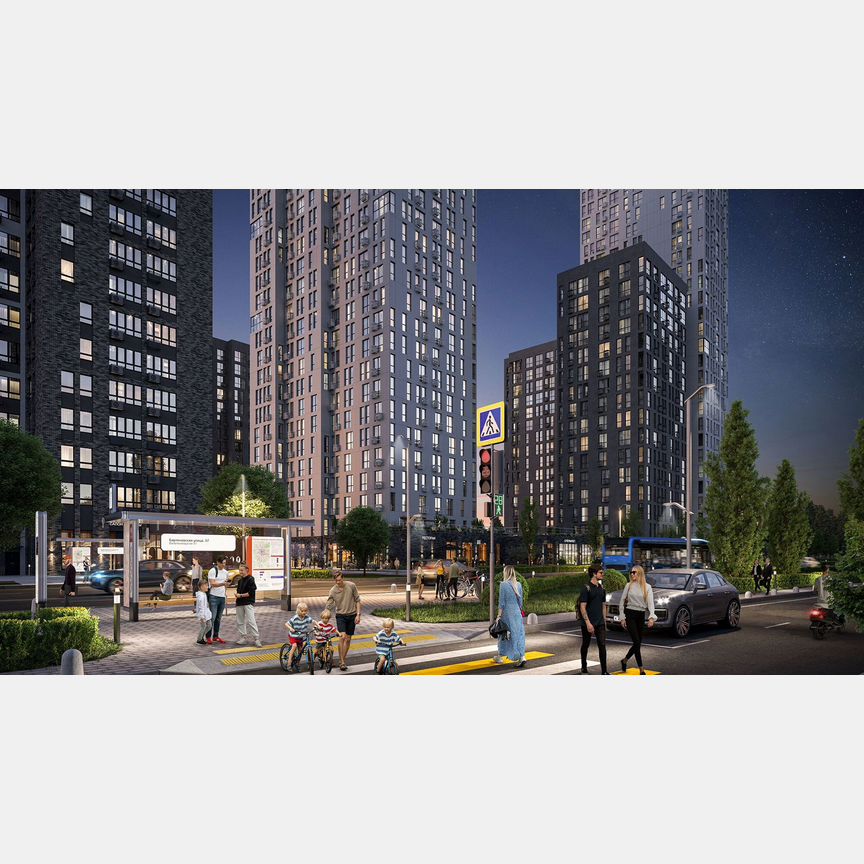 3-к. квартира, 56,5 м², 23/30 эт.