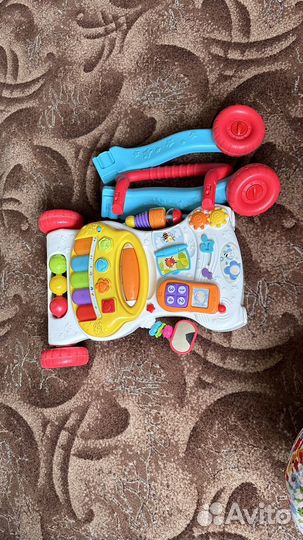 Машинка каталка толокар и стольчик игравой