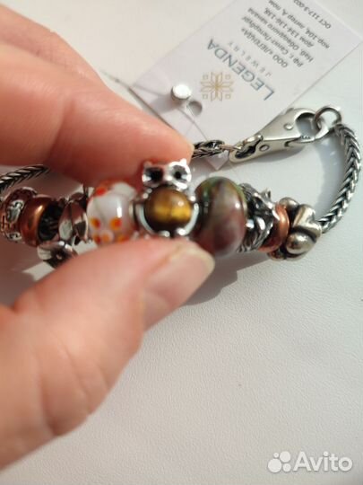 Trollbeads шармы, стопперы, мурано