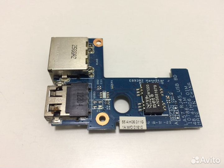 Плата USB+LAN ноутбука Lenobo B570E
