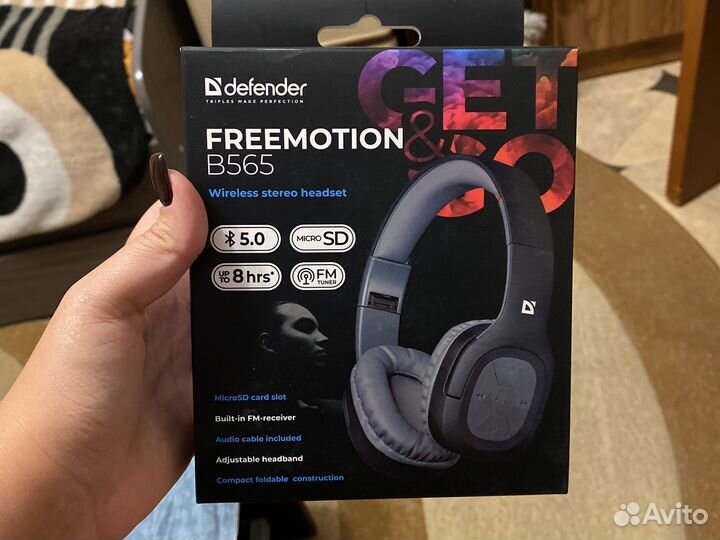 Беспроводные наушники defender