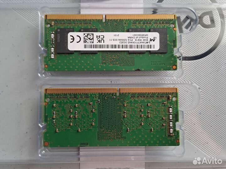 8Gb Micron MTA4ATF1G64HZ-3G2E2 DDR4 3200 sodimm