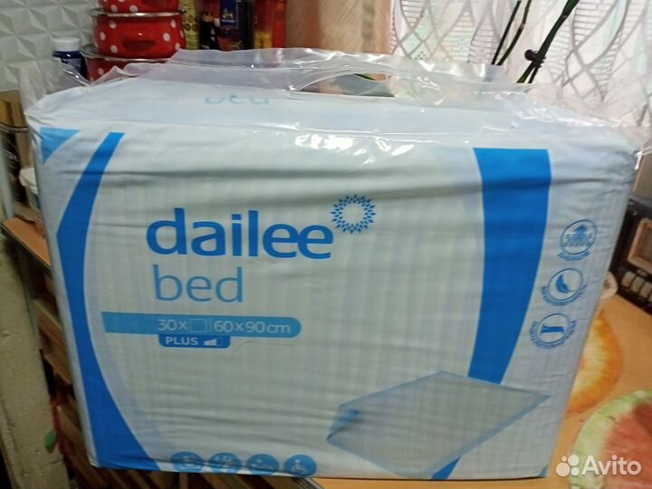 Продаю пеленки для лежащих больных dailee bed 60/9