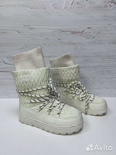 Дутики miu miu