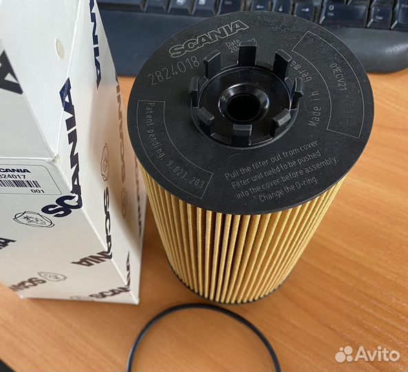 Фильтр масляный scania Euro6 2824017