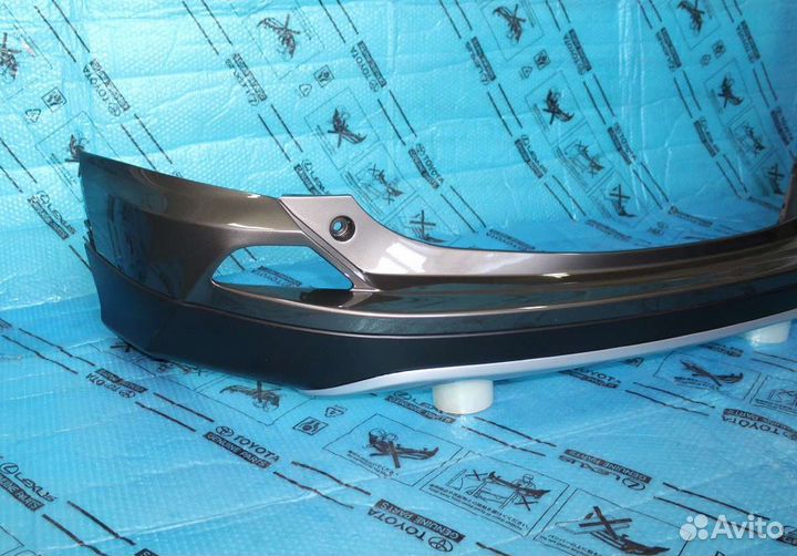 Задний бампер рав 40 бронзовый Оригинал 15-19