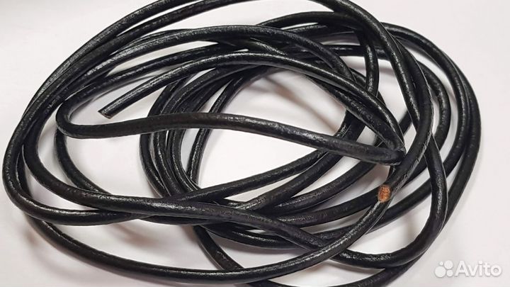 Кожаные шнурки для украшений 5мм