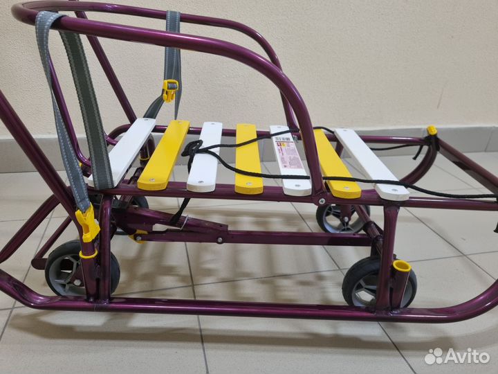 Детские санки на колесах