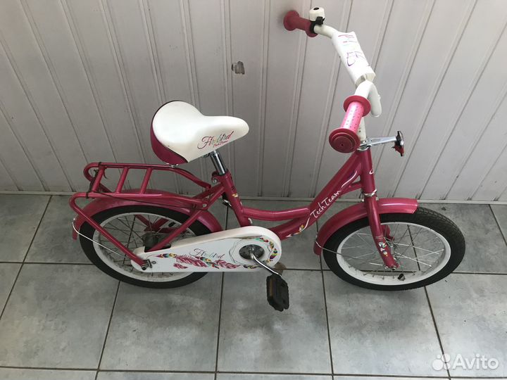 Детский велосипед Tech Team Firebird 16 (Розовый)