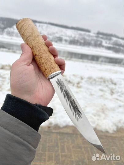 Нож якутский охотничий