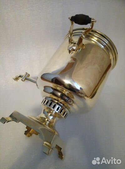 Самовар старинный дровяной жаровой