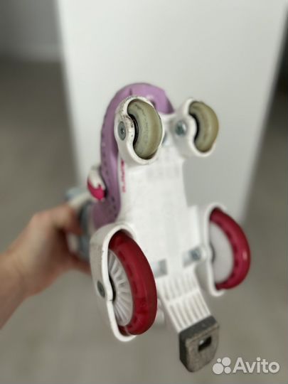 Роликовые коньки детские раздвижные 4 колеса