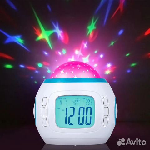 Музыкальный будильник с проекцией
