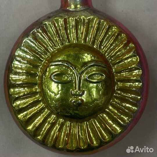 Кремлевская елочна игрушка «Солнце» СССР (сзр)