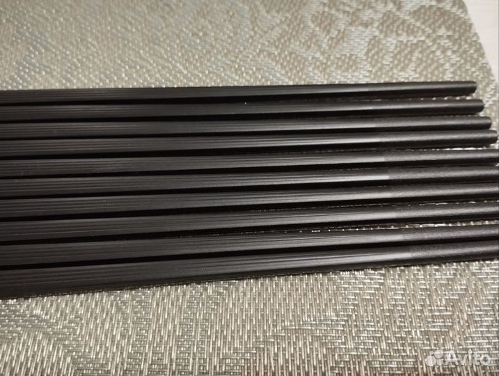 Палочки для суши китайские черные, дерево