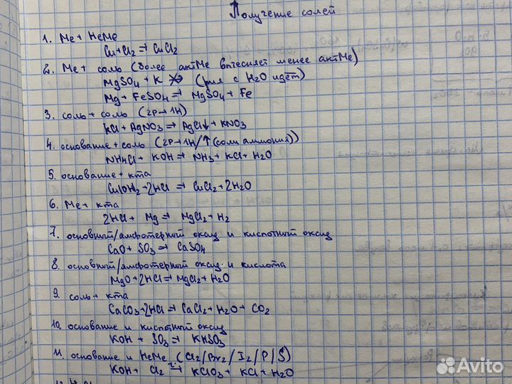 Репетитор по химии