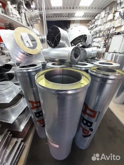 Дымоход для котла / Трубы из нержавейки